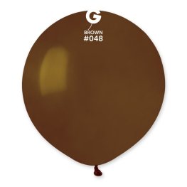 (image for) 19" Chocolate Brown Latex Balloons 10pk