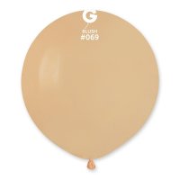 19" Blush Latex Balloons 25pk