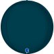 (image for) 15" Satin Petrol Blue Globe Foil Balloons