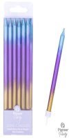 (image for) Rainbow Ombre Straight Candles 12pk