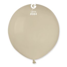 (image for) 19" Latte Latex Balloons 25pk