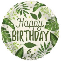 18" Happy Birthday Nature Eco Foil Balloons