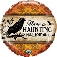 18" Have A Haunting Halloween Foil Balloons