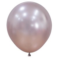 (image for) 18" Silk Pink Blossom Latex Balloons 25pk