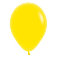 12" Fashion Yellow Latex Balloons 50pk