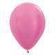 (image for) 12" Satin Fuchsia Latex Balloons 50pk