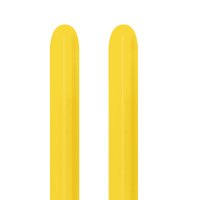 (image for) 360 Fashion Yellow Modelling Latex Balloons 50pk