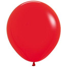 (image for) 18" Fashion Red Latex Balloons 25pk