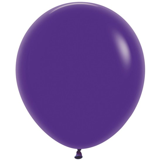 (image for) 18" Fashion Violet Latex Balloons 25pk