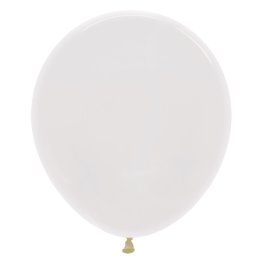 (image for) 18" Crystal Clear Latex Balloons 25pk