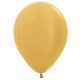 (image for) 18" Metallic Gold Latex Balloons 25pk