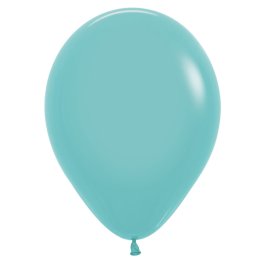 (image for) 12" Fashion Aquamarine Latex Balloons 50pk