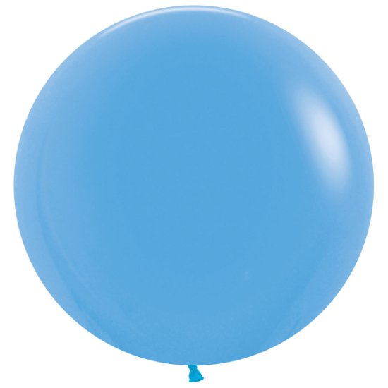 (image for) 24" Fashion Blue Latex Balloons 3pk