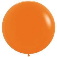 24" Fashion Orange Latex Balloons 3pk