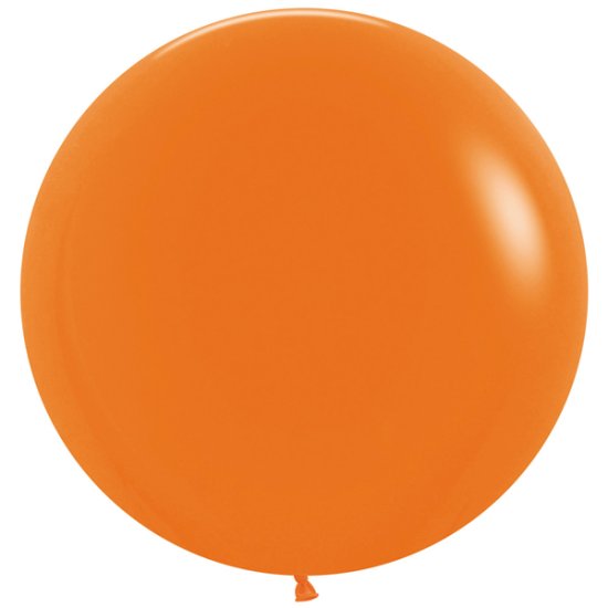 (image for) 24" Fashion Orange Latex Balloons 3pk