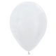 (image for) 18" Satin Pearl White Latex Balloons 25pk