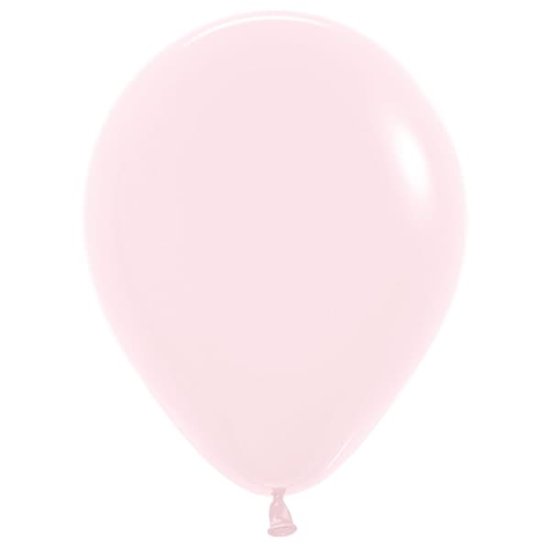 (image for) 18" Pastel Matte Pink Latex Balloons 25pk