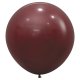 (image for) 24" Fashion Merlot Latex Balloons 3pk