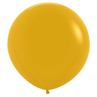 (image for) 24" Fashion Mustard Latex Balloons 3pk