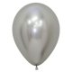 (image for) 18" Reflex Silver Latex Balloons 6pk