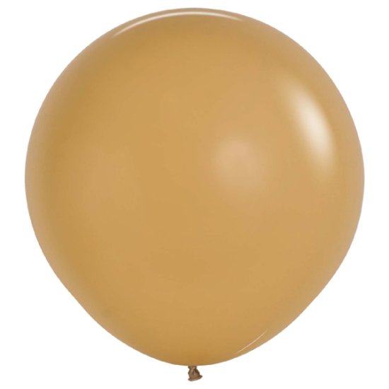 (image for) 24" Fashion Latte Latex Balloons 3pk