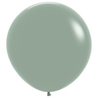 (image for) 24" Pastel Dusk Laurel Green Latex Balloons 3pk