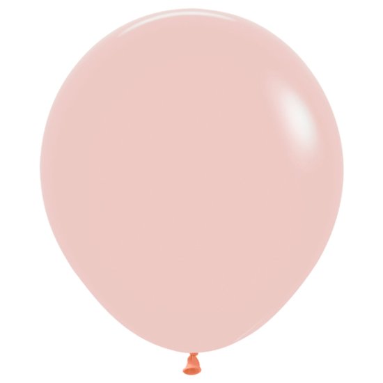 (image for) 18" Pastel Matte Melon Latex Balloons 25pk