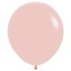 (image for) 18" Pastel Matte Melon Latex Balloons 25pk