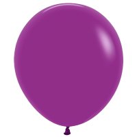 (image for) 18" Fashion Purple Orchid Latex Balloons 25pk