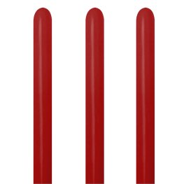 (image for) 260 Fashion Imperial Red Modelling Latex Balloons 50pk