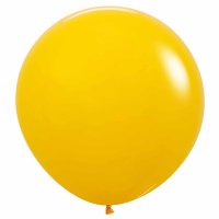 (image for) 24" Fashion Honey Yellow Latex Balloons 3pk