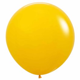 (image for) 24" Fashion Honey Yellow Latex Balloons 3pk