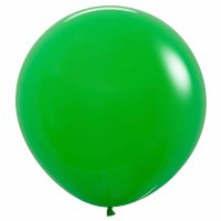 24" Fashion Shamrock Green Latex Balloons 3pk