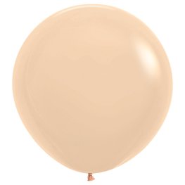 (image for) 24" Pastel Matte Malibu Peach Latex Balloons 3pk