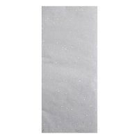 Silver Glitter Tissue Paper Sheets 6pk