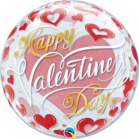 22" Valentine's Red Heart Deco Bubbles