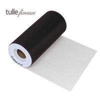 (image for) Black Tulle 6" x 25y
