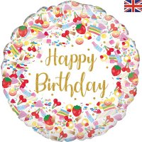 18" Happy Birthday Pick N Mix Foil Balloons