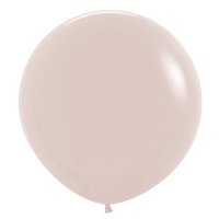 24" Fashion White Sand Latex Balloons 3pk
