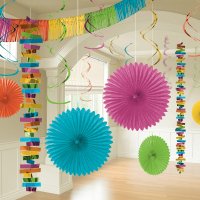 (image for) Multi Coloured Room Decorating Kits 18pk