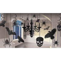 (image for) Halloween Glitter Chandelier Kit 17pk