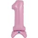 (image for) 25" Pastel Pink Stand Up Number 1