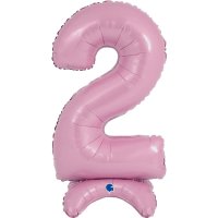 25" Pastel Pink Stand Up Number 2