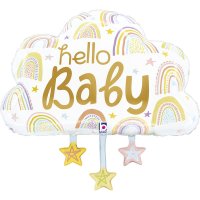 (image for) Hello Baby Cloud Shape Balloon