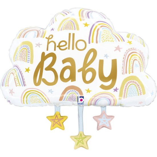 (image for) Hello Baby Cloud Shape Balloon