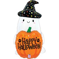 (image for) Halloween Pumpkin Ghost Shape Balloons