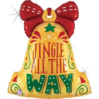 (image for) Jingle All The Way Large Shape Balloons