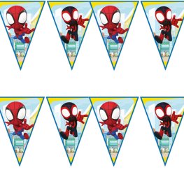 (image for) Spidey & His Amazing Friends Paper Flag Banner