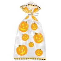 (image for) Pumpkin Glow Cello Bags 20pk
