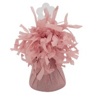 (image for) Dusky Pink Tissue Fringed Weights 5.3oz